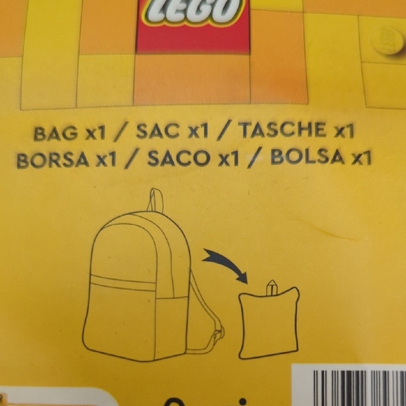 LEGO VIP Insiders Foldable Backpack Bag Brand New - Picture 10 of 12